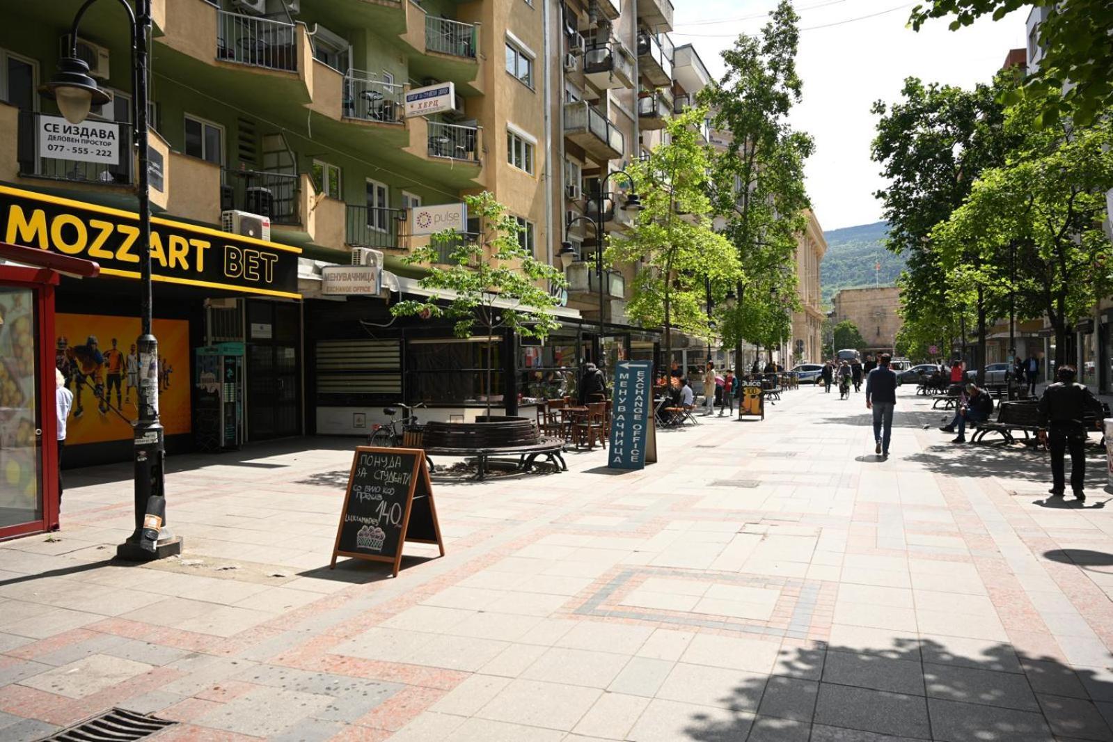 Cinema Vardar Apartment Skopje Eksteriør billede
